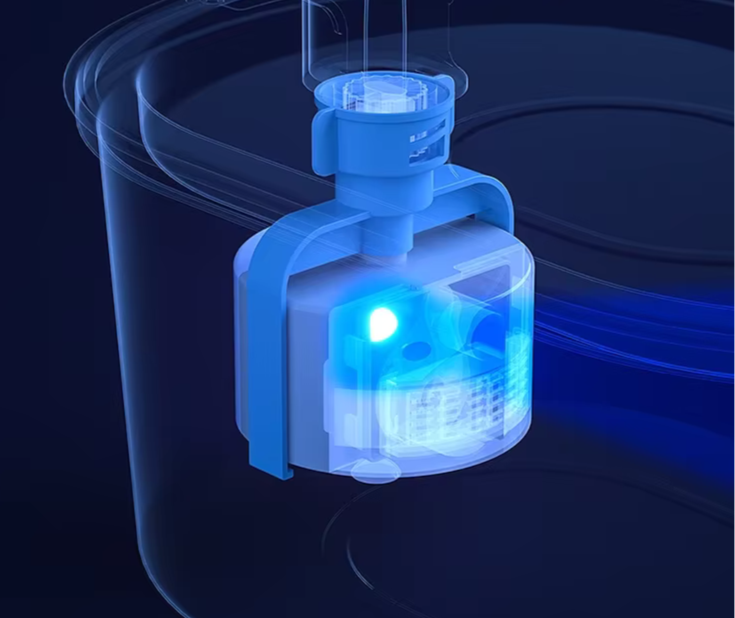 FONTAINE INOX OVALE AVEC ROBINET