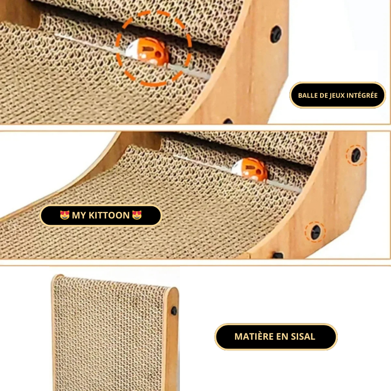 GRATTOIR POUR CHAT EN SISAL NATUREL