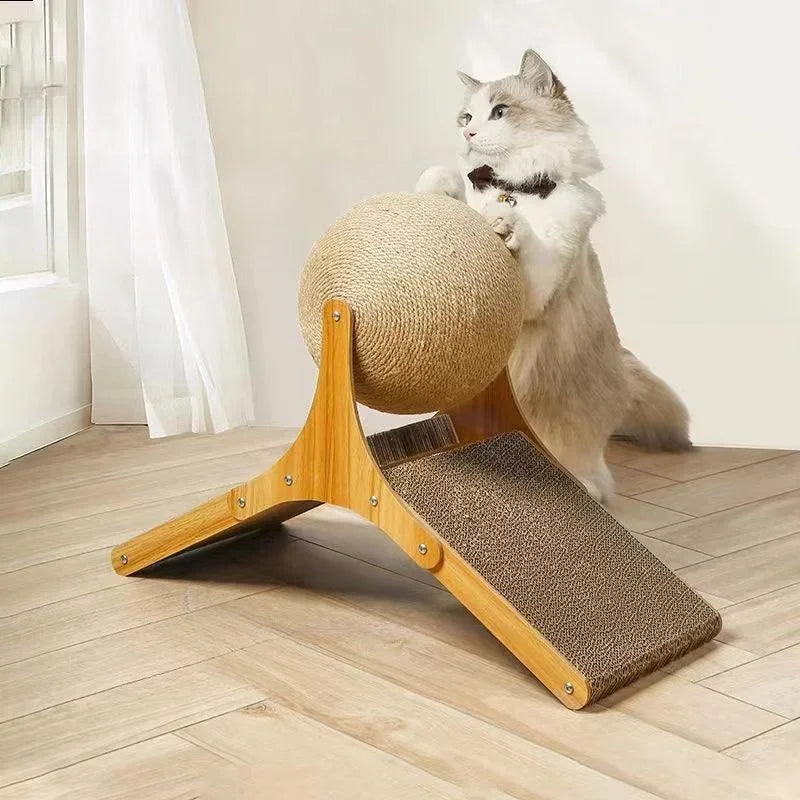 BOULE EN SISAL POUR CHAT