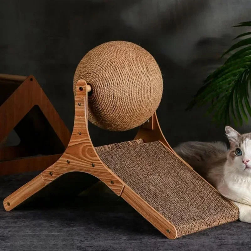 BOULE EN SISAL POUR CHAT