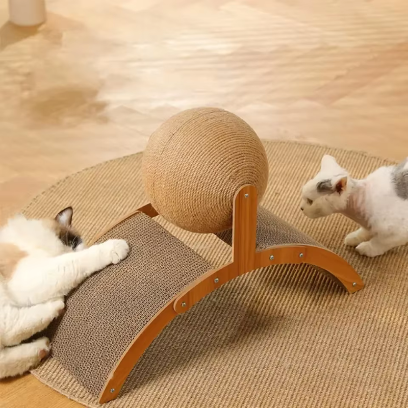 BOULE EN SISAL A GRATTER