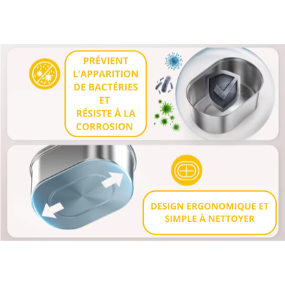 FONTAINE D'EAU INOX À ROBINET