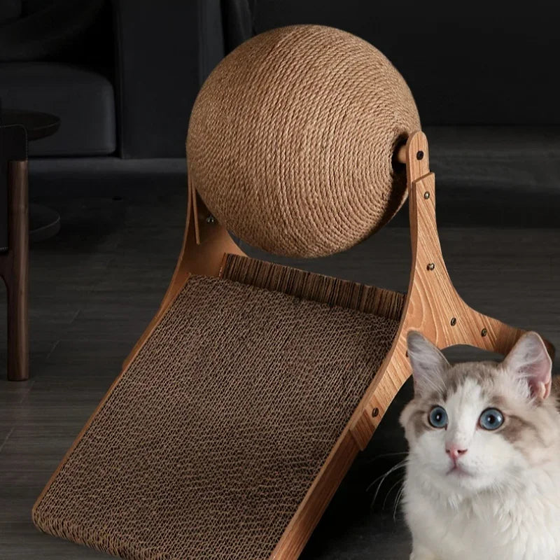 BOULE EN SISAL POUR CHAT